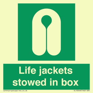 SL10046: Life jackets stowed in box