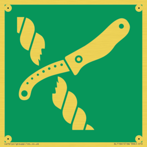 SL11641: E035 safe condition liferaft knife