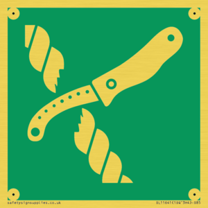 SL11641: E035 safe condition liferaft knife