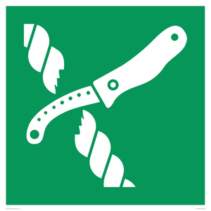 SL11641: E035 safe condition liferaft knife