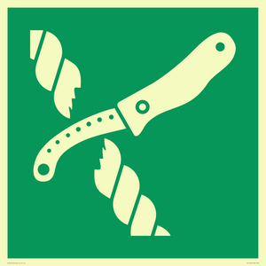 SL11641: E035 safe condition liferaft knife