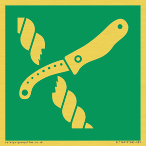 SL11641: E035 safe condition liferaft knife