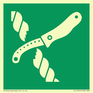 SL11641: E035 safe condition liferaft knife