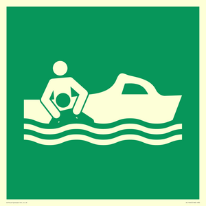 SL11645: E037 safe condition rescue boat