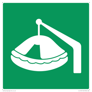 SL11651: E039 safe condition davit launched liferaft