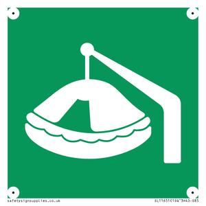 SL11651: E039 safe condition davit launched liferaft