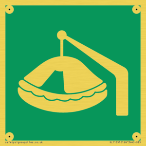 SL11651: E039 safe condition davit launched liferaft