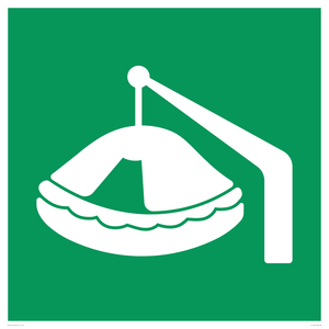SL11651: E039 safe condition davit launched liferaft