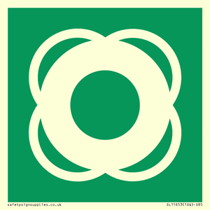 SL11653: E040 safe condition lifebuoy