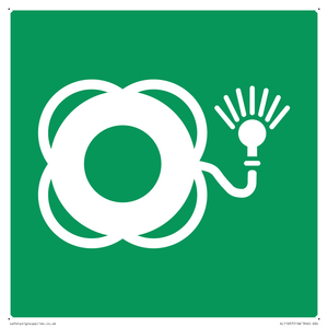 SL11657: E042 safe condition lifebuoy with light