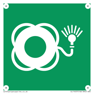 SL11657: E042 safe condition lifebuoy with light