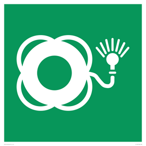 SL11657: E042 safe condition lifebuoy with light