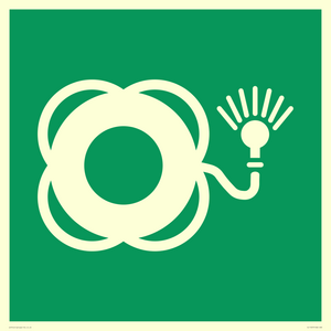 SL11657: E042 safe condition lifebuoy with light