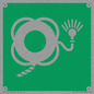 SL11659: E043 safe condition lifebuoy with line and light