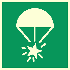 SL11671: E049 safe condition rocket parachute flare
