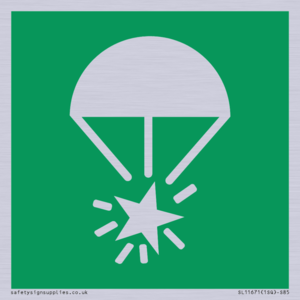 SL11671: E049 safe condition rocket parachute flare