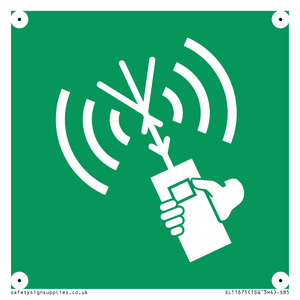 SL11675: E051 safe condition 2way VHF radio