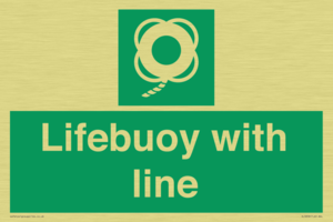 SL5858: Lifebuoy with line