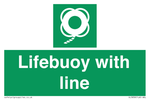 SL5858: Lifebuoy with line
