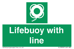 SL5858: Lifebuoy with line