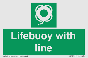 SL5858: Lifebuoy with line