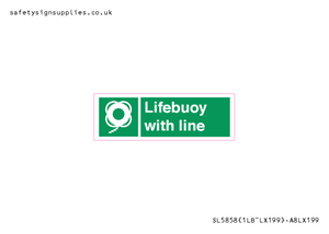 SL5858: Lifebuoy with line