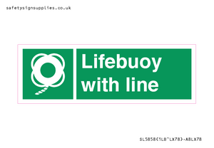 SL5858: Lifebuoy with line