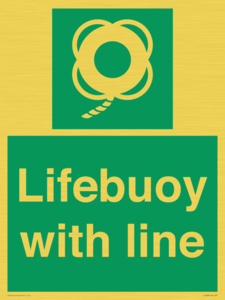 SL5858: Lifebuoy with line