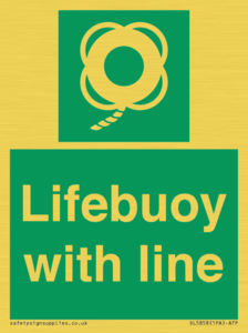 SL5858: Lifebuoy with line