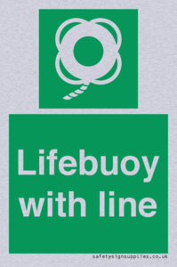 SL5858: Lifebuoy with line