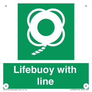 SL5858: Lifebuoy with line