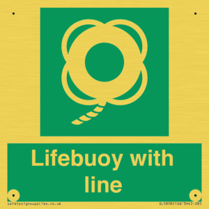 SL5858: Lifebuoy with line