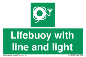 SL5860: Lifebuoy with line and light
