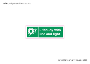 SL5860: Lifebuoy with line and light