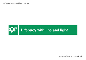 SL5860: Lifebuoy with line and light