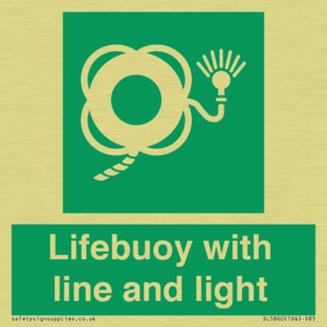 SL5860: Lifebuoy with line and light