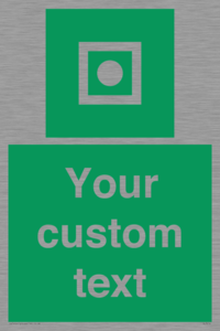SL7214: Custom sign safe condition Shipboard general alarm