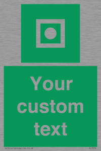 SL7214: Custom sign safe condition Shipboard general alarm