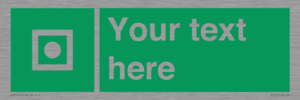 SL7214: Custom sign safe condition Shipboard general alarm