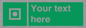 SL7214: Custom sign safe condition Shipboard general alarm