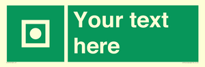 SL7214: Custom sign safe condition Shipboard general alarm