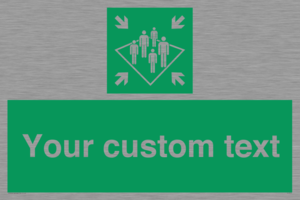 SL7215: Custom sign safe condition Shipboard assembly station