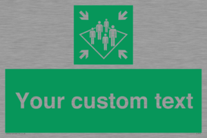 SL7215: Custom sign safe condition Shipboard assembly station