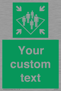 SL7215: Custom sign safe condition Shipboard assembly station
