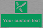 SL7217: Custom sign safe condition Liferaft knife