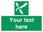 SL7217: Custom sign safe condition Liferaft knife