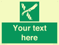 SL7217: Custom sign safe condition Liferaft knife