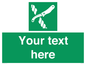 SL7217: Custom sign safe condition Liferaft knife