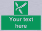 SL7217: Custom sign safe condition Liferaft knife