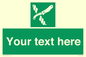 SL7217: Custom sign safe condition Liferaft knife